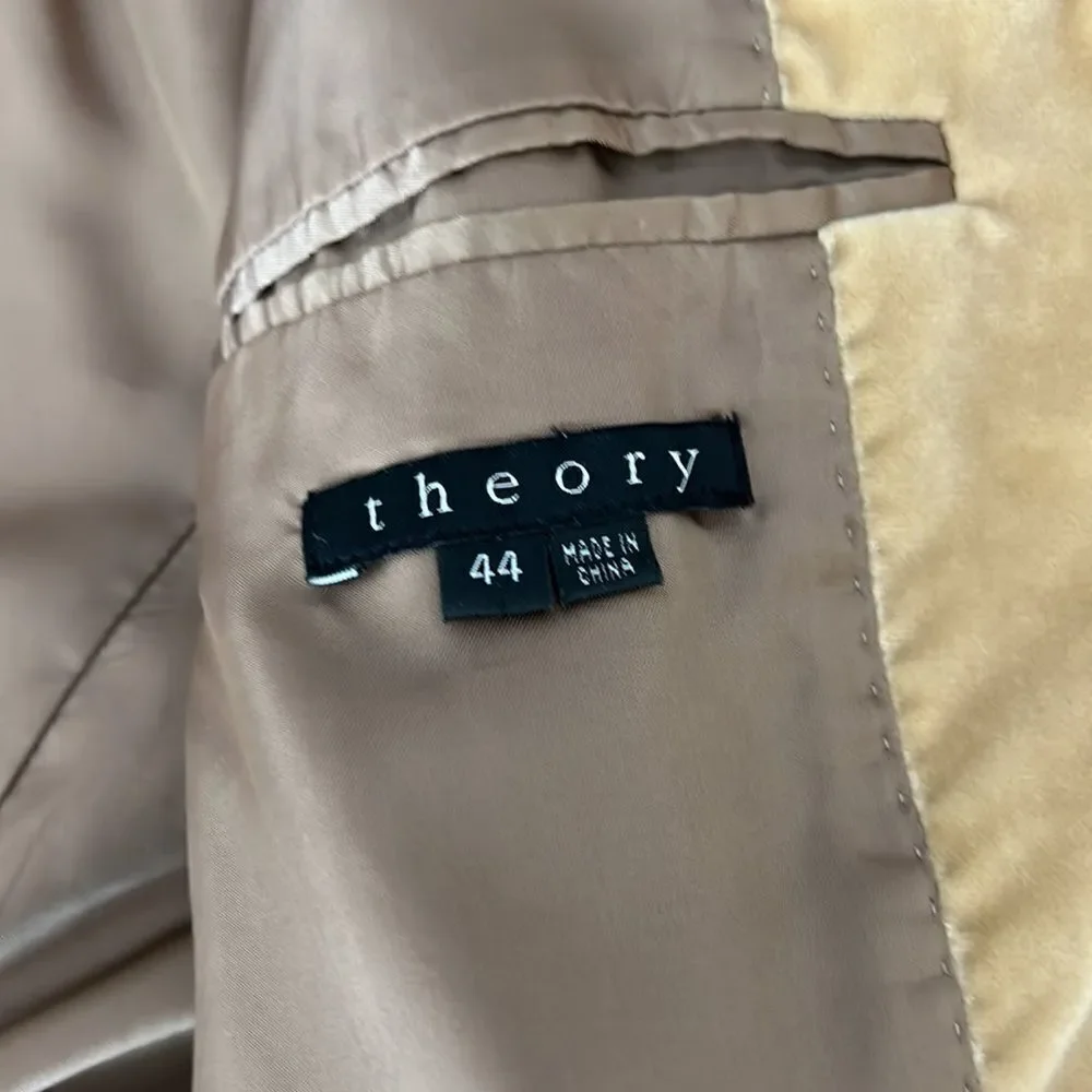 Theory Men’s Velvet Blazer. EUC. Size 44R